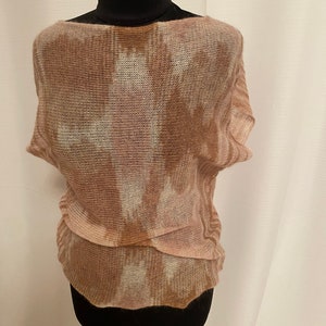 Hand Knit Sleeveless Layering Top, Summer Tank, Lightweight Sweater, Unique Gift For Her, Knit Tank