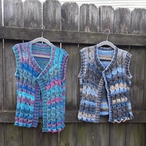Hand Knitted - Adult Sleeveless Sweater